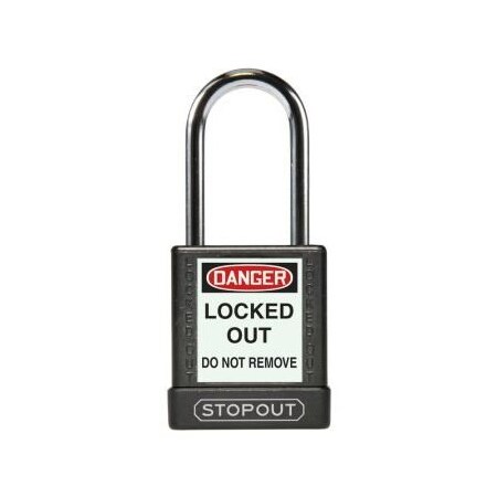 Accuform STOPOUT PLASTIC BODY ALUMINUM KDL882BK KDL882BK